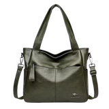 Sac Bandoulière Décontracté à Main en Cuir