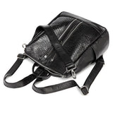 Sac à Dos de Voyage à Motif Croco en Cuir pour Femme