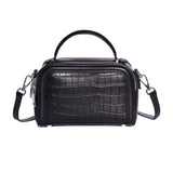 Sac Bandoulière à Main de Luxe en Cuir à Motif Croco