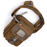 Sac Bandoulière de Style Rétro en Toile Vintage pour Homme