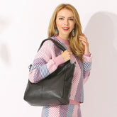 Sac Cabas Classique de Grande Capacité en Cuir