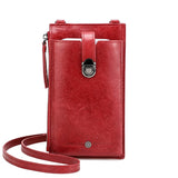 Porte Carte et Monnaie à Bandoulière Fonctionnel pour Femme