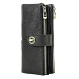 Porte Carte et Monnaie à Grand Format Chic pour Femme