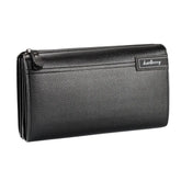 Portefeuille à Main Grand Format à Compartiments