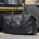 Sac de Voyage à Main Bandoulière Vintage en Cuir Homme