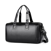 Sac de Voyage à Main Elégant en Cuir de Luxe pour Homme
