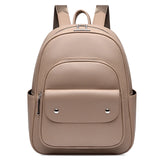 Sac à Dos Simple en Cuir Souple pour Femme