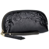 Portefeuille en Cuir avec Sangle Détachable pour Femme