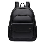 Sac à Dos Simple en Cuir Souple pour Femme