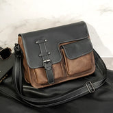 Sac Bandoulière en Cuir Polyvalent et Elégant pour Homme
