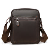 Sac Bandoulière Décontracté en Cuir Souple Chic pour Homme