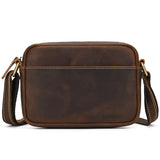 Sacoche à Bandoulière Vintage en Cuir pour Homme