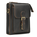 Sac Bandoulière à Epaule Chic en Cuir Vintage pour Homme