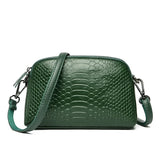 Sac Bandoulière à Main de Luxe en Cuir à Motif Croco