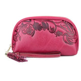 Portefeuille en Cuir avec Sangle Détachable pour Femme