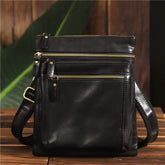 Sac Bandoulière Multi-poches en Cuir pour Homme
