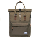 Sac Ordinateur à Dos Pliable Simple en Toile