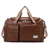 Sac de Voyage à Bagages Rétro & Vintage en Cuir