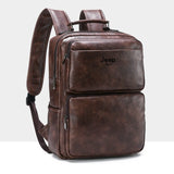 Sac à Dos PC Portable de 14 pouces en Cuir pour Homme