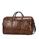 Sac de Voyage Homme en Cuir Léger à Grand Compartiment