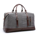 Sac de Voyage à Bandoulière Rétro en Toile Homme