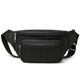 Sacoche Banane de Taille Étanche en Cuir pour Homme