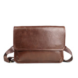 Sacoche à Bandoulière Décontracté en Cuir pour Business