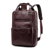 Sac à Dos Style Rétro de Luxe en Cuir Décontracté pour Homme