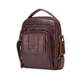 Sac Bandoulière Business avec Poignée en Cuir pour Homme