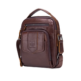 Sac Bandoulière Business avec Poignée en Cuir pour Homme