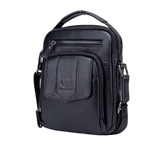 Sac Bandoulière Business avec Poignée en Cuir pour Homme