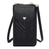 Portefeuille à Bandoulière de Grande Capacité pour Femme