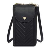 Portefeuille à Bandoulière de Grande Capacité pour Femme