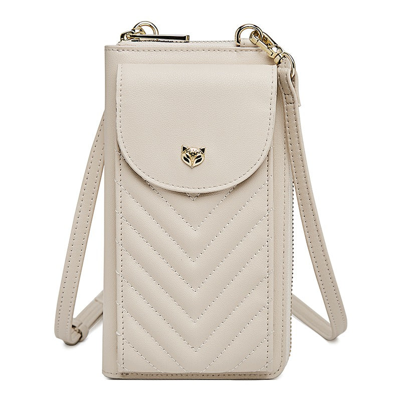 Portefeuille à Bandoulière de Grande Capacité pour Femme