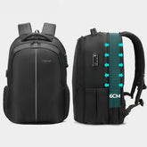 Sac à Dos PC Portable de 17 Pouces Imperméable our Homme