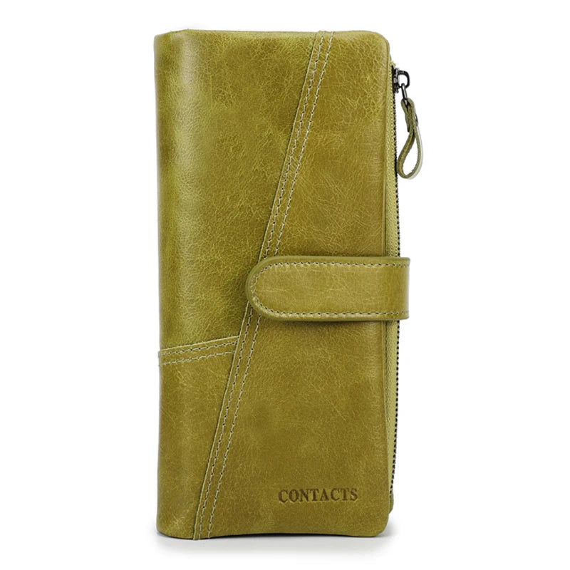 Portefeuille Femme Grand Format Multi-Compartiments