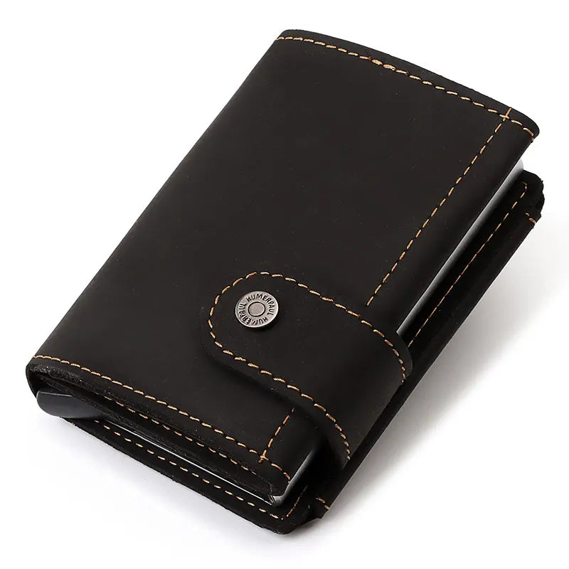 Portefeuille Classique & Fin de Luxe en Cuir