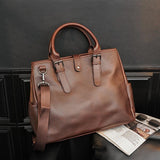 Sac Weekend Elégant en Cuir pour Homme