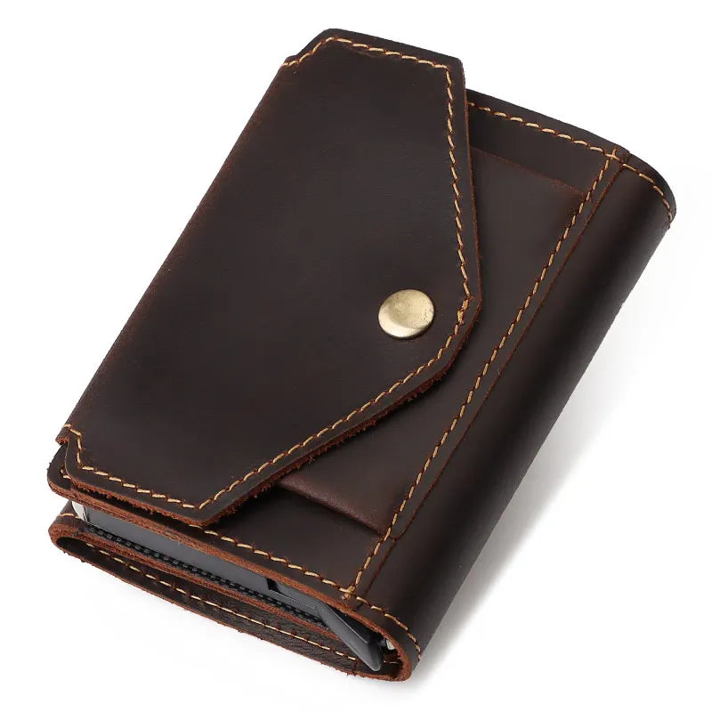 Portefeuille Classique & Fin de Luxe en Cuir
