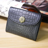 Porte Carte Imprimé en Cuir de Luxe pour Femme