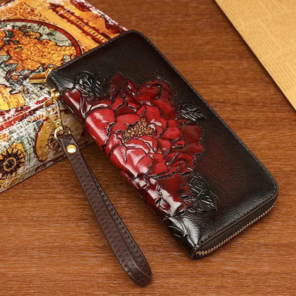 Portefeuille Pochette à Bandoulière de Luxe pour Femme