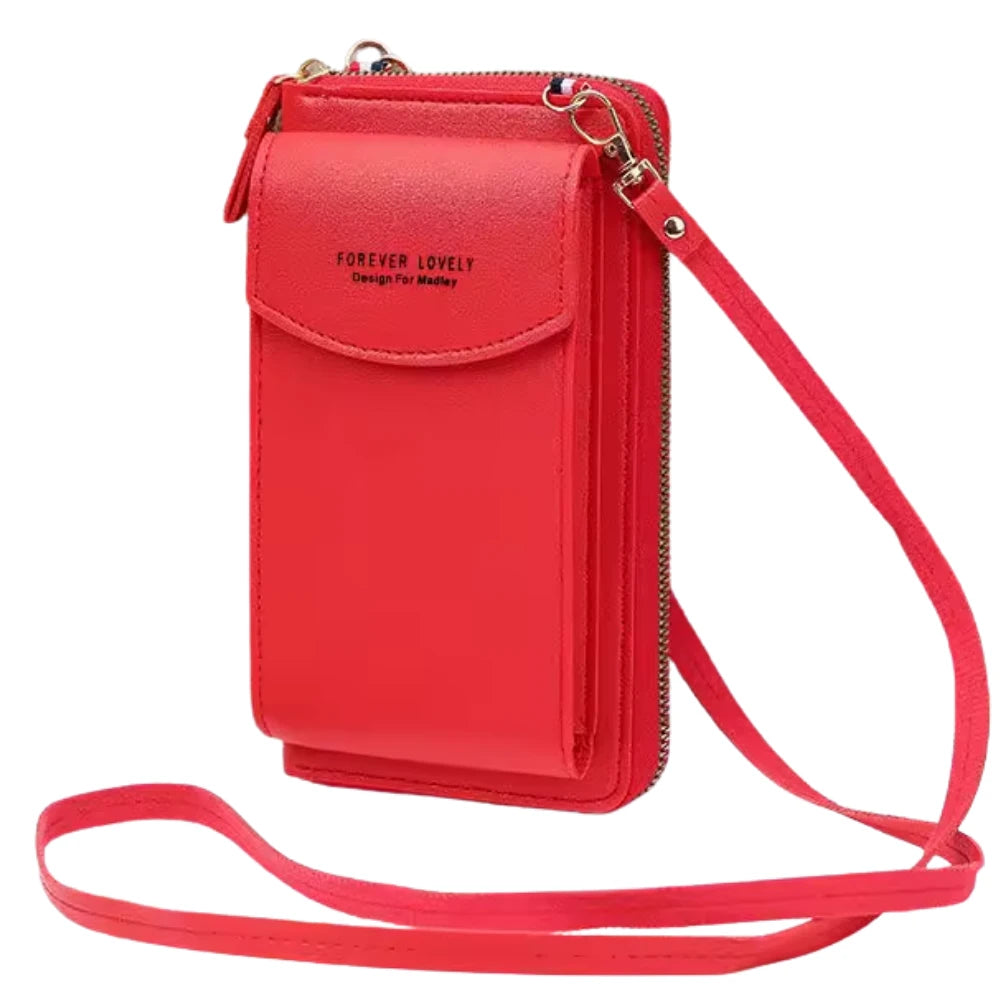 Portefeuille à Bandoulière de Grande Capacité pour Femme