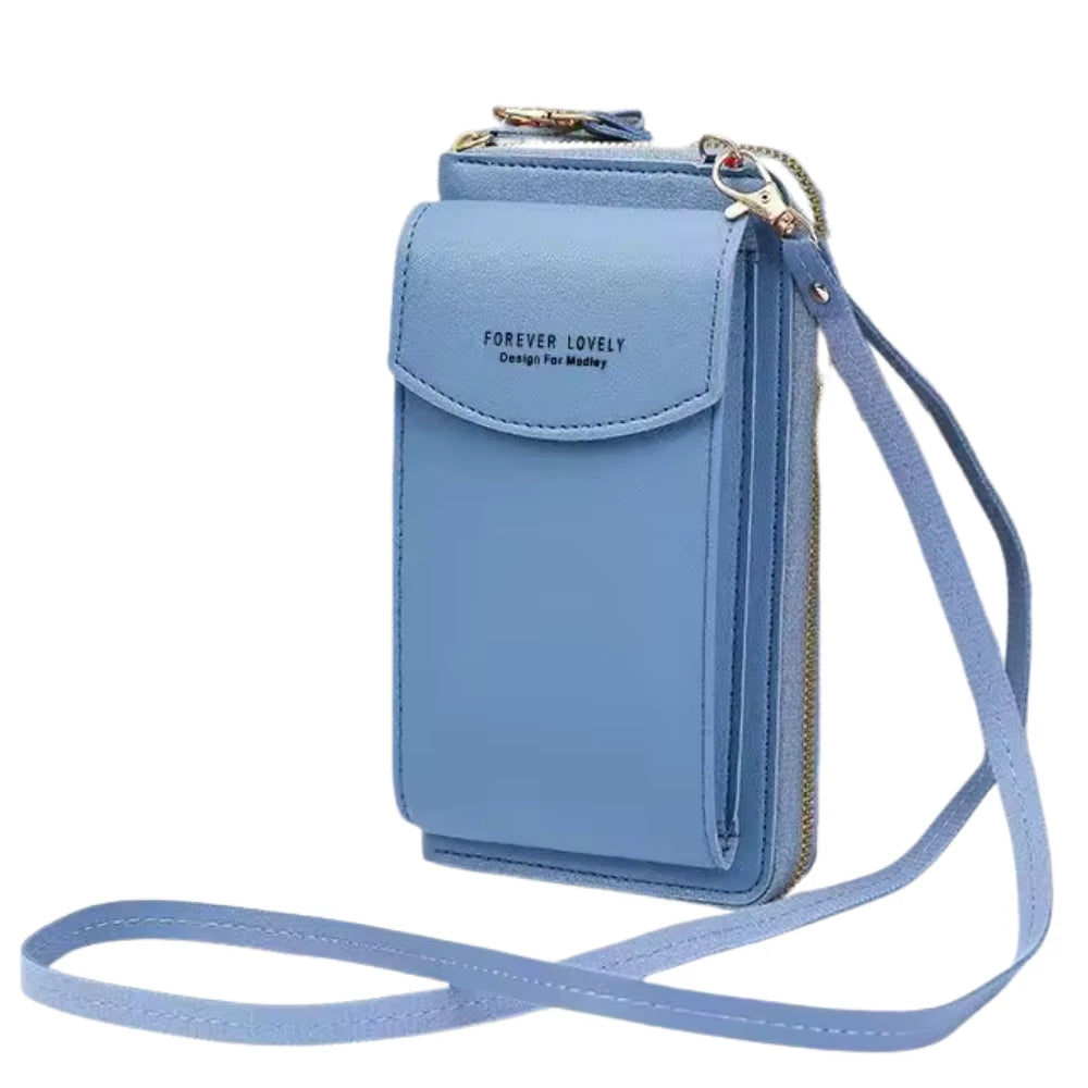 Portefeuille à Bandoulière de Grande Capacité pour Femme