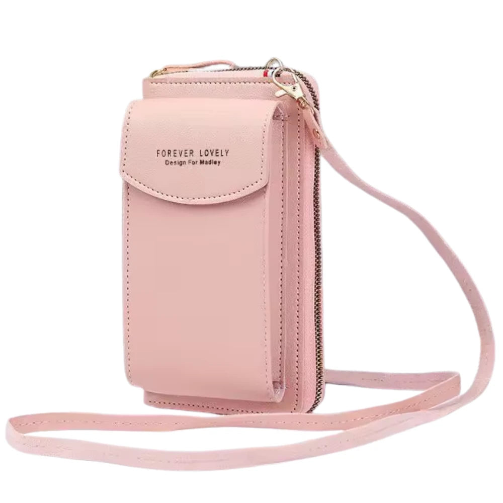 Portefeuille à Bandoulière de Grande Capacité pour Femme