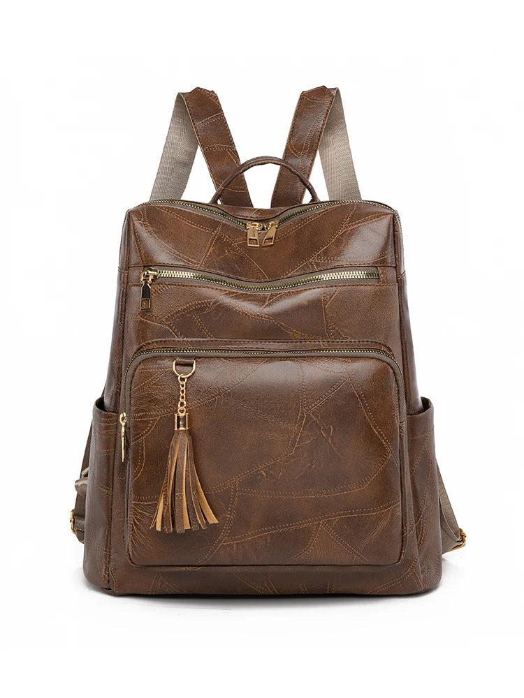 Sac à Dos en Cuir Vintage