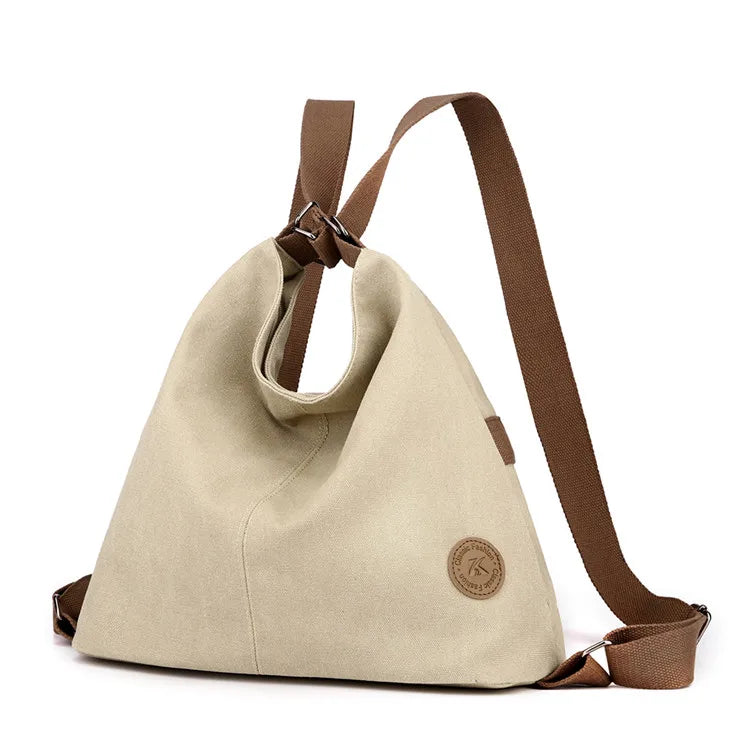 Sac Bandoulière à Dos Vintage avec Cordon en Toile