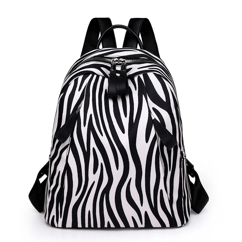 Sac À Dos Imprimé Zébré Tendance Imperméable