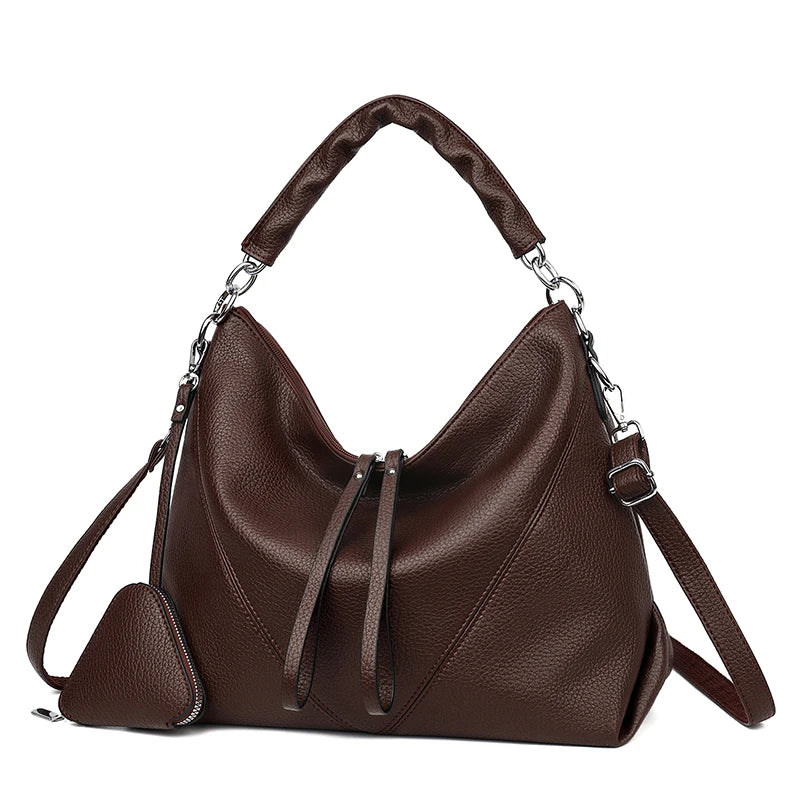 Sac Cabas en Cuir à Portés Epaule Fonctionnel