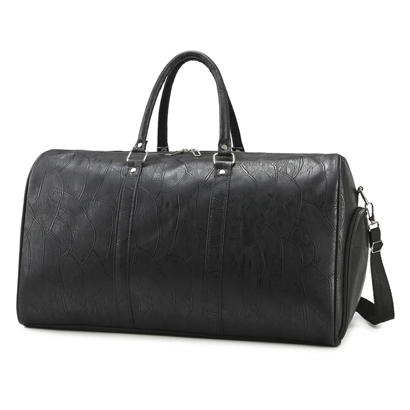 Sac de Voyage Homme en Cuir Léger à Grand Compartiment