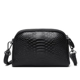 Sac Bandoulière à Main de Luxe en Cuir à Motif Croco